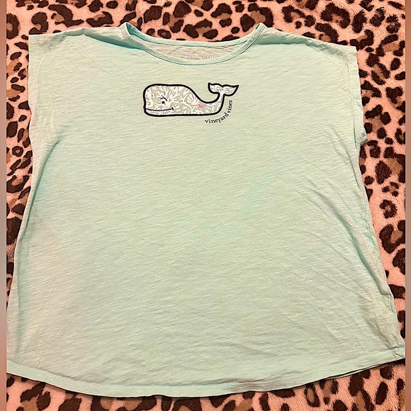 EXCELLENT/LIKE NEW/PRE-OWNED condition VINEYARD VINES girls whale tee - Picture 1 of 4